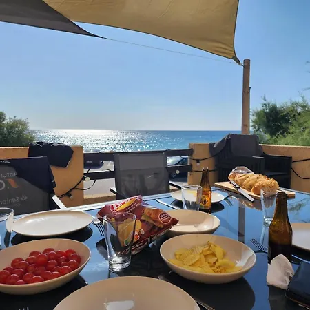 Cap Corse - Grande Maison Au Bord De Mer - Pmr Grillasca Exterior foto